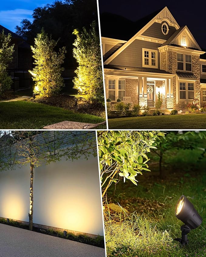 SUNVIE 6W LED Landscape Lights Low Voltage Landscape Lighting - Image 5