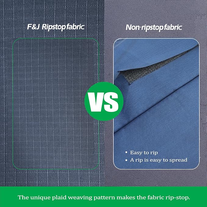 F&J Outdoors Heavy Duty Waterproof Anti-UV Rip-stop Fabric Extra Large Patio - Image 4