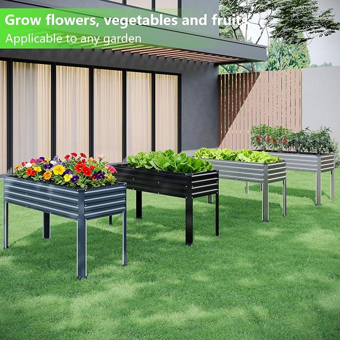 Vengarus Galvanized Raised Garden Bed Outdoor - Image 8