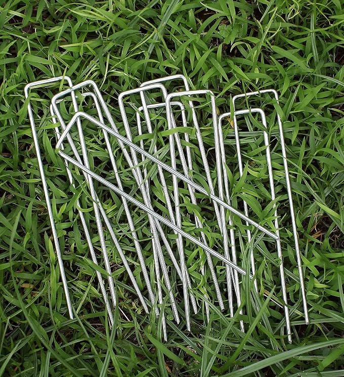 6 Inches Landscape Staples, Garden Stakes Securing Pegs - Image 5